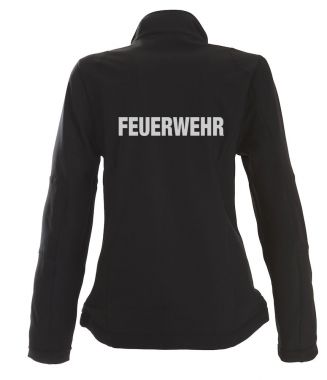 Softshell-Jacke Trial Ladies Beschriftung refl. FEUERWEHR gross auf Rücken
