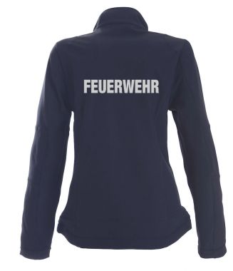 Softshell-Jacke Trial Ladies Beschriftung refl. FEUERWEHR gross auf Rücken