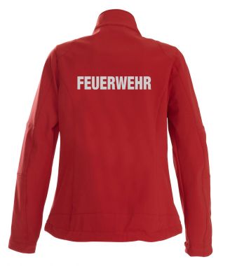 Softshell-Jacke Trial Ladies Beschriftung refl. FEUERWEHR gross auf Rücken