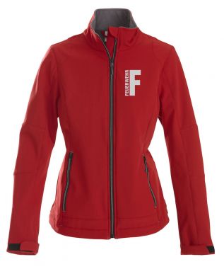 Softshell-Jacke Trial Ladies Beschriftung refl. FEUERWEHR klein auf Brust