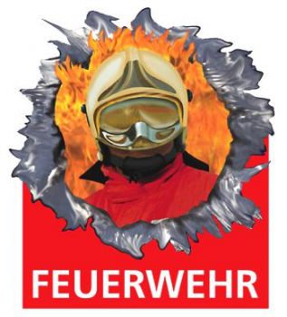 Aufkleber Feuerwehr/Feuerwehrmann