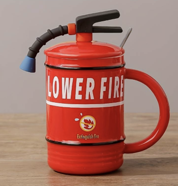 Grosse Tasse Feuerwehrmotiv