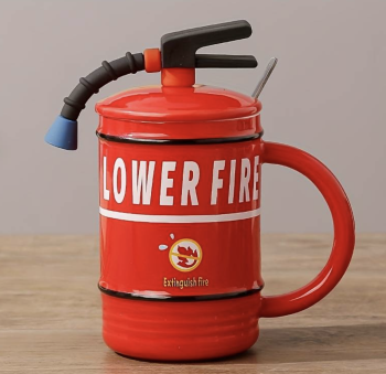 Grosse Tasse Feuerwehrmotiv