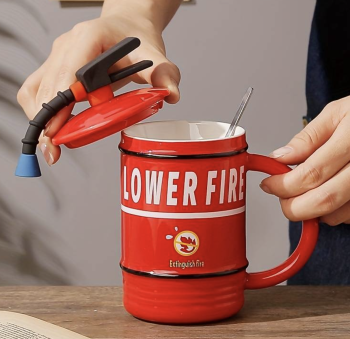 Grosse Tasse Feuerwehrmotiv