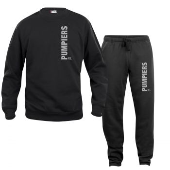 Sweat-Shirt und Hose Beschriftung refl. PUMPIERS