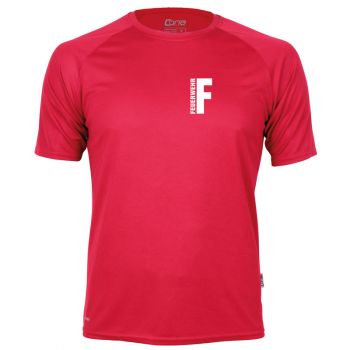 Funktions T-Shirt Cona Beschriftung weiss FEUERWEHR klein auf Brust