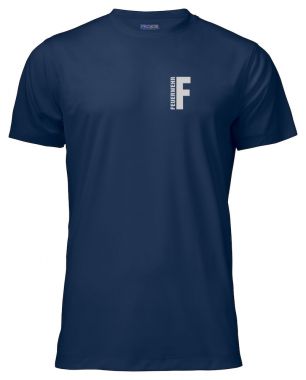 Funktions T-Shirt Beschriftung refl. FEUERWEHR klein auf Brust