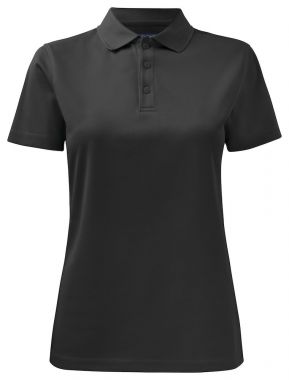 Funktions Polo Piqué Ladies Beschriftung refl. FEUERWEHR gross auf Rücken