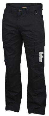Arbeitshose moderner Schnitt Feuerwehr, 2 Beintaschen und refl. Beschriftung