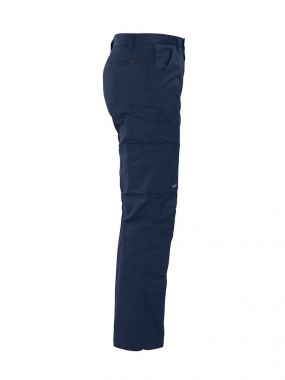 Arbeitshose moderner Schnitt Feuerwehr, 2 Beintaschen und refl. Beschriftung