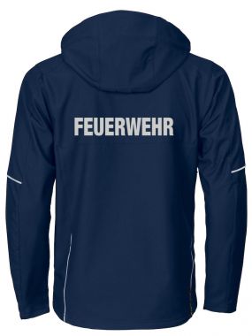 Softshell-Jacke Beschriftung refl. FEUERWEHR gross auf Rücken