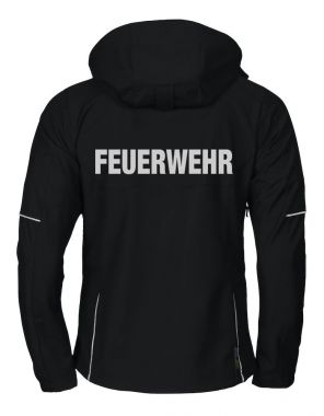 Softshell-Jacke Ladies Beschriftung refl. FEUERWEHR gross auf Rücken