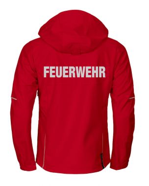 Softshell-Jacke Ladies Beschriftung refl. FEUERWEHR gross auf Rücken