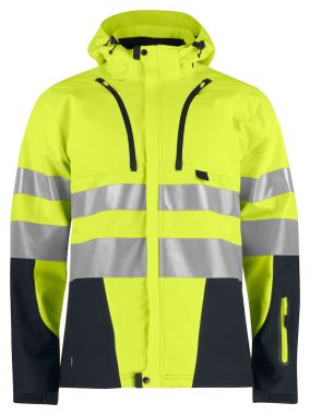 Funktionnelle Softshell-Jacke EN ISO 20471 Klasse 3/2