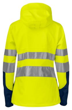 Softshell Damenjacke EN ISO20471 Klasse 3/2 Beschriftung refl. FEUERWEHR klein auf Brust