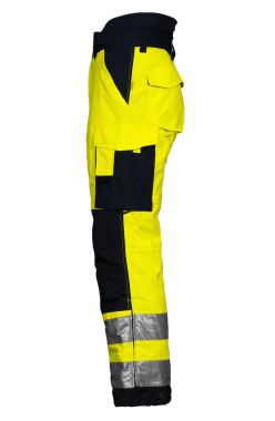 6514 Arbeitshose gefüttert mit Knieverstärkung EN ISO 20471 Klasse 2