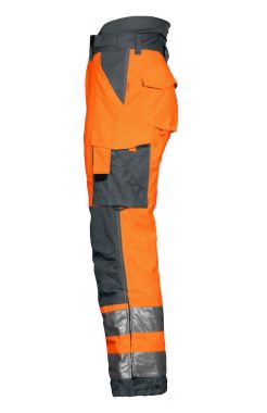 6514 Arbeitshose gefüttert mit Knieverstärkung EN ISO 20471 Klasse 2