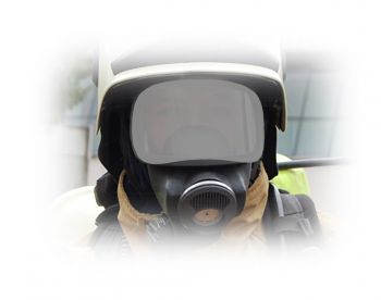 Rauchsimulationsfolie für Atemschutzmaske