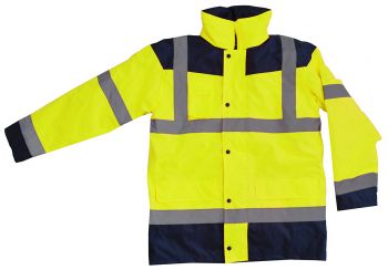 Warnschutz-Jacke 4 in 1 EN ISO 20471 Klasse 3 Beschriftung refl. FEUERWEHR gross auf Rücken