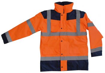 Warnschutz-Jacke 4 in 1 EN ISO 20471 Klasse 3