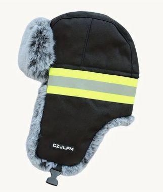 Wintermütze gefüttert Schwarz