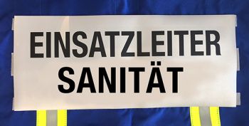 Klett für Einsatzweste Führungskräfte EL Sanität