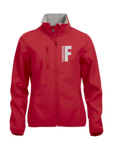 Softshell-Jacke Basic Ladies Beschriftung refl. FEUERWEHR klein auf Brust