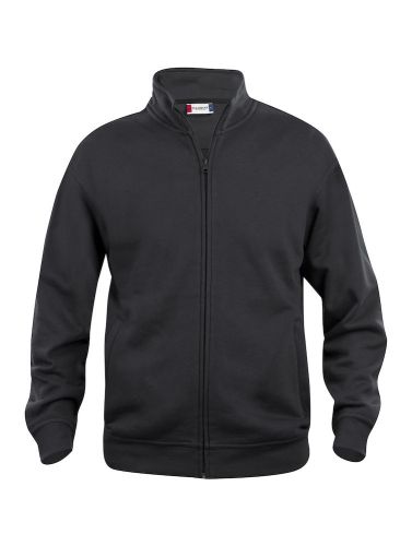 Sweatjacke Basic Cardigan Beschriftung refl. FEUERWEHR gross auf Rücken