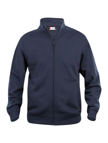 Sweatjacke Basic Cardigan Beschriftung refl. FEUERWEHR gross auf Rücken