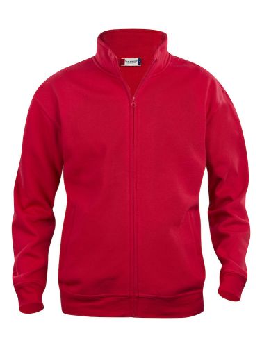 Sweatjacke Basic Cardigan Beschriftung refl. FEUERWEHR gross auf Rücken