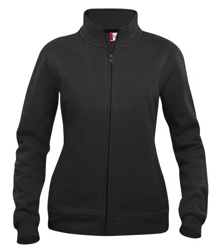 Sweatjacke Basic Cardigan Ladies Beschriftung refl. FEUERWEHR gross auf Rücken