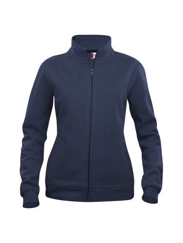Sweatjacke Basic Cardigan Ladies Beschriftung refl. FEUERWEHR gross auf Rücken
