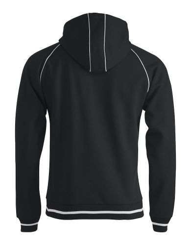 Sportliche Sweatjacke Beschriftung weiss FEUERWEHR klein auf Brust