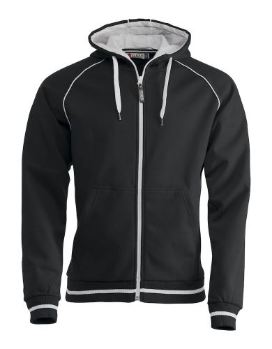 Sportliche Sweatjacke Beschriftung weiss FEUERWEHR gross auf Rücken