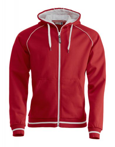 Sportliche Sweatjacke Beschriftung weiss FEUERWEHR gross auf Rücken