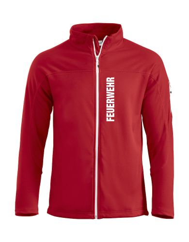 Unisex-Sweatjacke Beschriftung weiss FEUERWEHR klein quer auf Brust