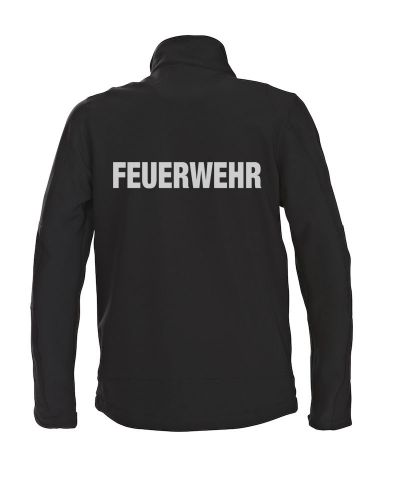 Softshell-Jacke Trial Beschriftung refl. FEUERWEHR gross auf Rücken