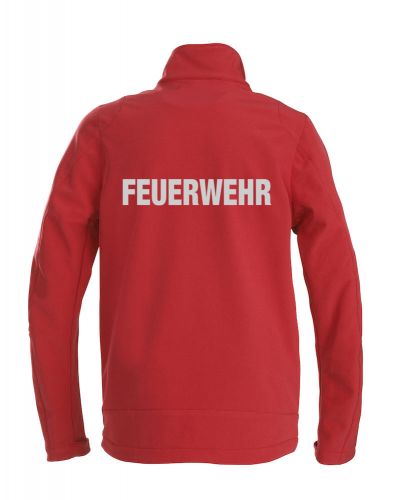 Softshell-Jacke Trial Beschriftung refl. FEUERWEHR gross auf Rücken