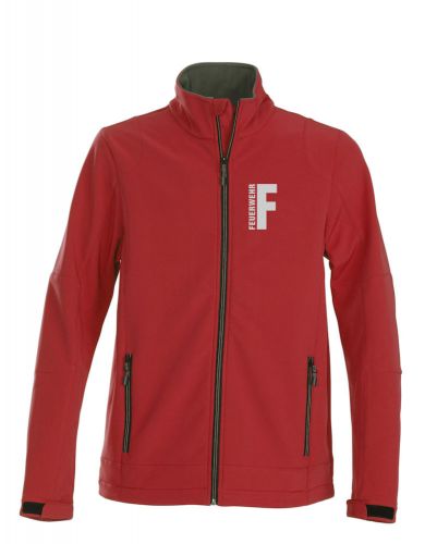 Softshell-Jacke Trial Beschriftung refl. FEUERWEHR klein auf Brust