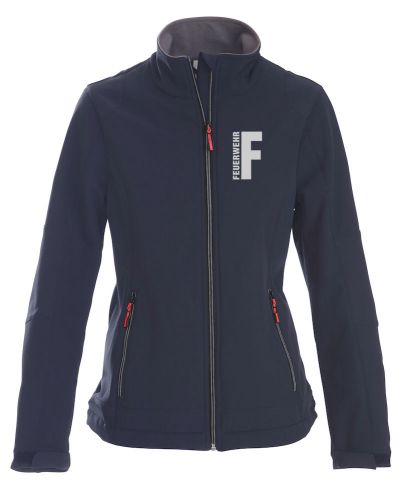 Softshell-Jacke Trial Ladies Beschriftung refl. FEUERWEHR klein auf Brust