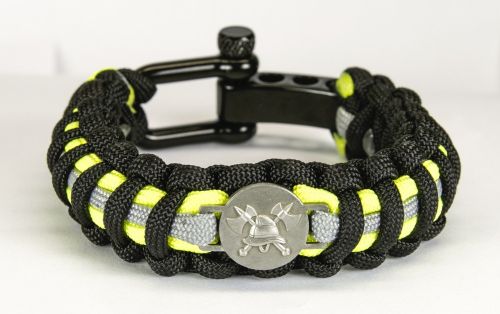 Paracord Armband Feuerwehr - Lemon