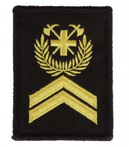 Gradabzeichen mit rückseitigem Klett