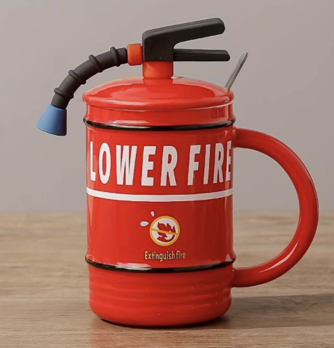 Grosse Tasse Feuerwehrmotiv