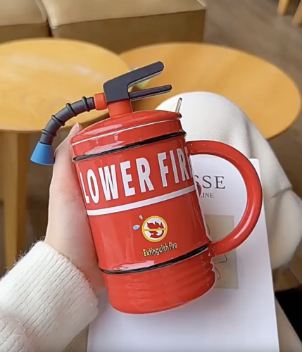Grosse Tasse Feuerwehrmotiv