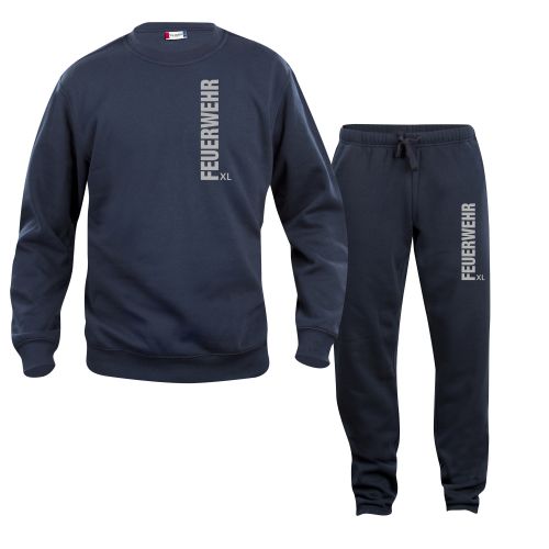 Sweat-Shirt und Hose Beschriftung refl. FEUERWEHR