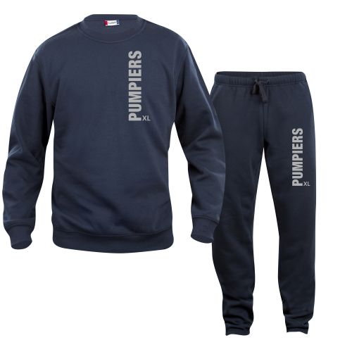 Sweat-Shirt und Hose Beschriftung refl. PUMPIERS