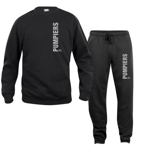 Sweat-Shirt und Hose Beschriftung refl. PUMPIERS