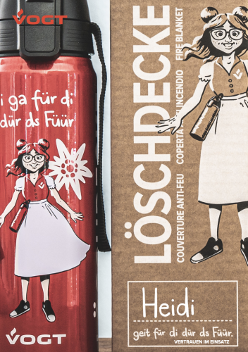 Löschdecke Heidi & Peter