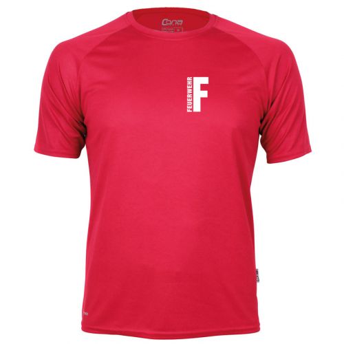 Funktions T-Shirt Cona Beschriftung weiss FEUERWEHR klein auf Brust