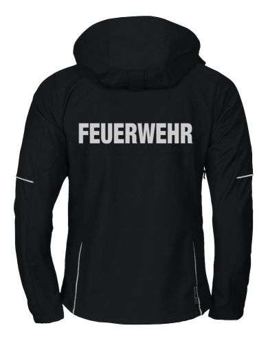 Softshell-Jacke Ladies Beschriftung refl. FEUERWEHR gross auf Rücken